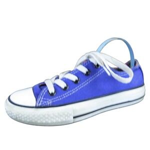 Converse Girls Sneaker Low Top Sz T 12 Medium Purple Fabric Lace Up‎